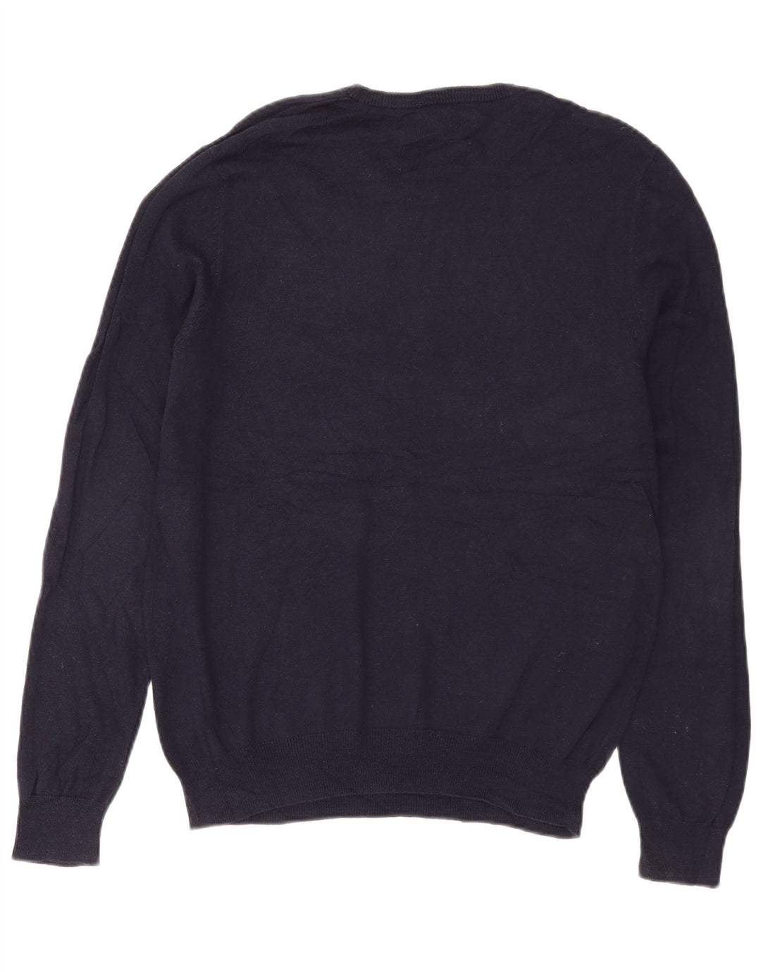 Marks & Spencer Herre sweater med rund hals, medium marineblå bomuld