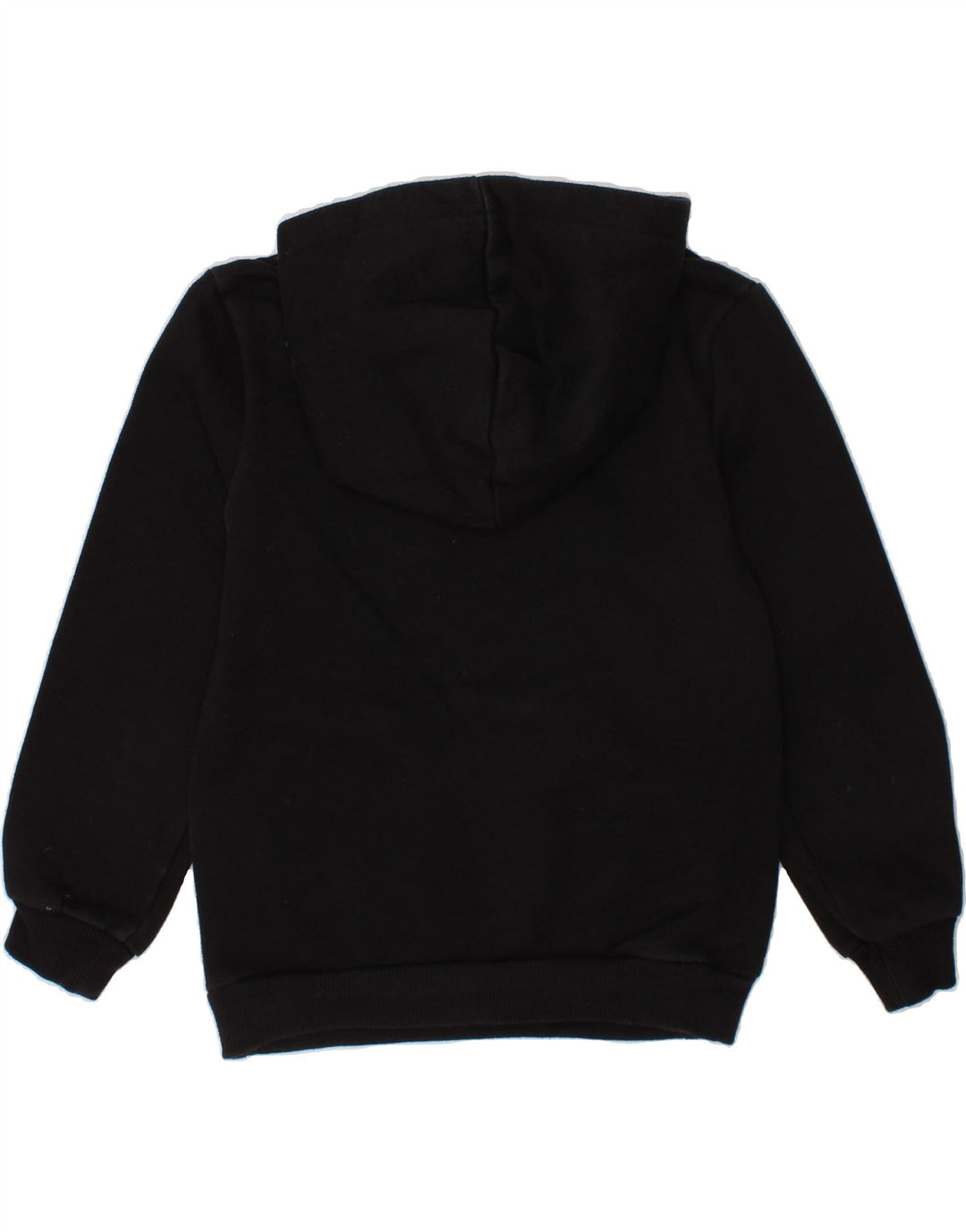 PUMA Boys Graphic Hoodie Jumper 5-6 Years Black Vintage Puma and Second-Hand Puma from Messina Hembry 