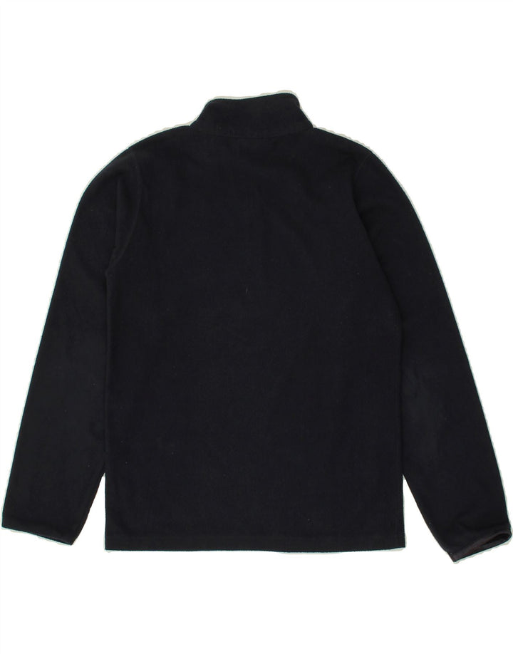 CHAMPION Boys Zip Neck Fleece Jumper 9-10 Years Medium Navy Blue | Vintage Champion | Thrift | Second-Hand Champion | Used Clothing | Messina Hembry 
