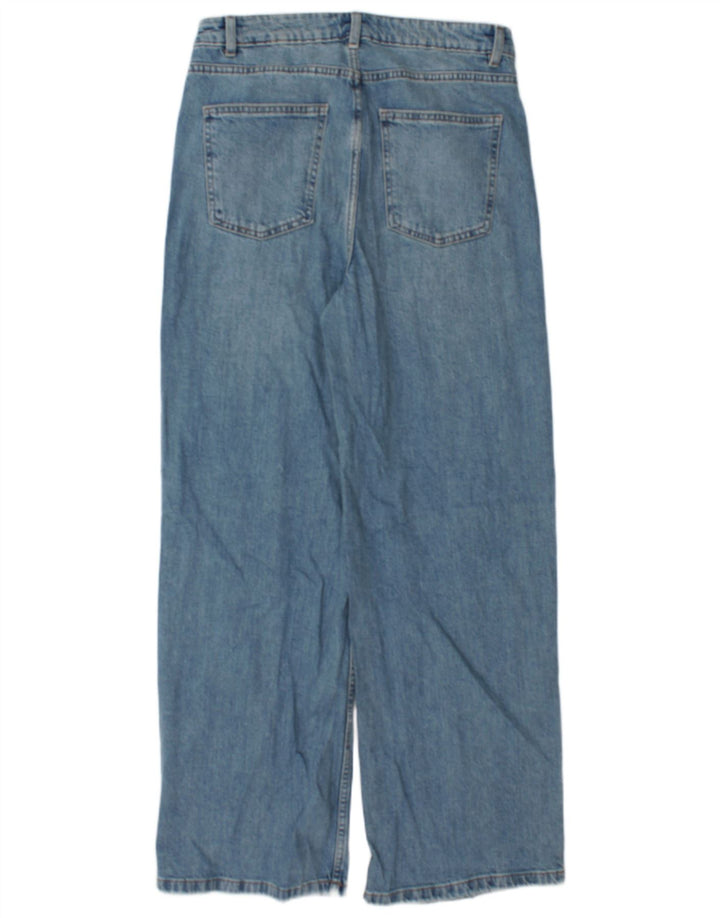 Marks & Spencer Dame Jeans med brede ben UK 12 Medium W30 L30 Blå