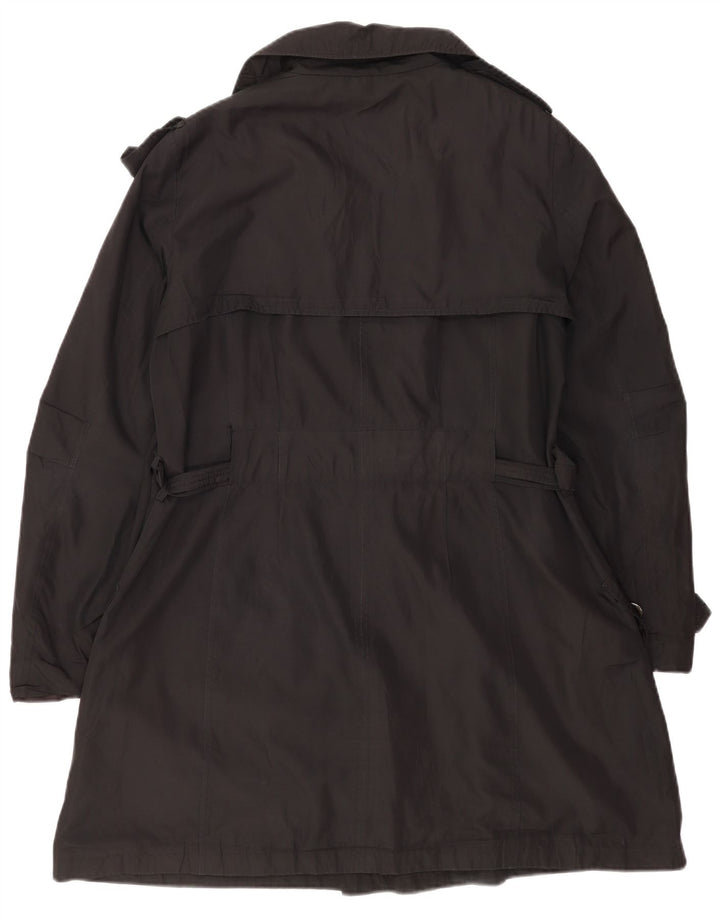 Zara Trench Coat til kvinder UK 18 XL Sort