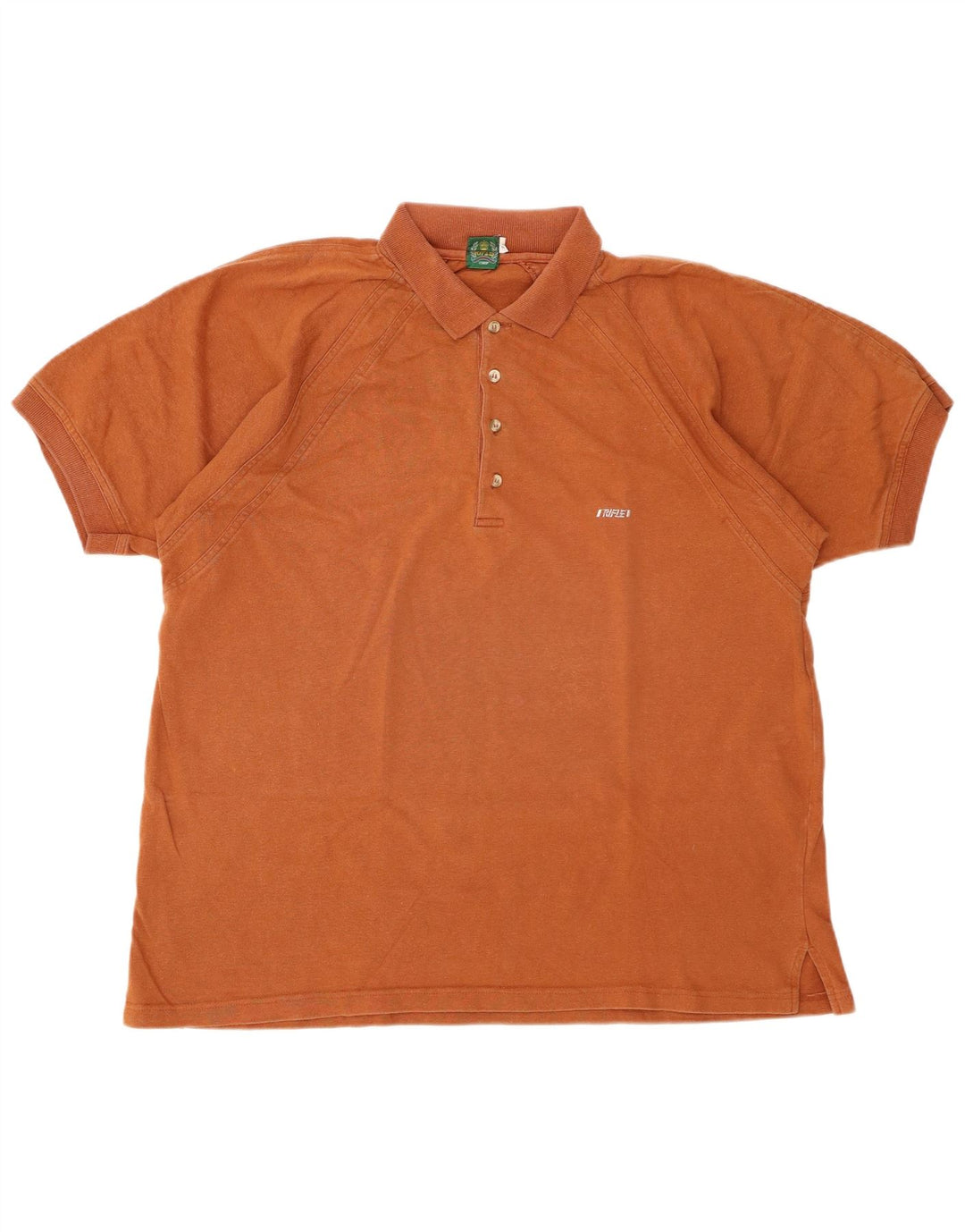 RIFLE Herre poloshirt XL brun bomuld