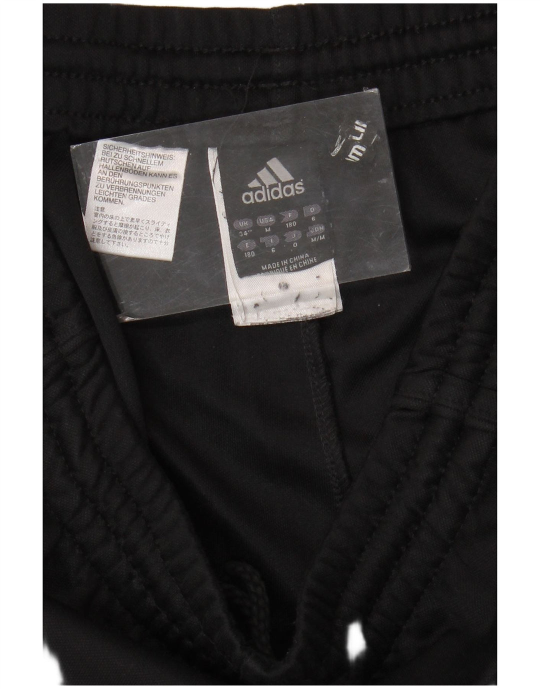 ADIDAS Herre Climalite træningsdragt Bukser Large Black Colourblock Polyester