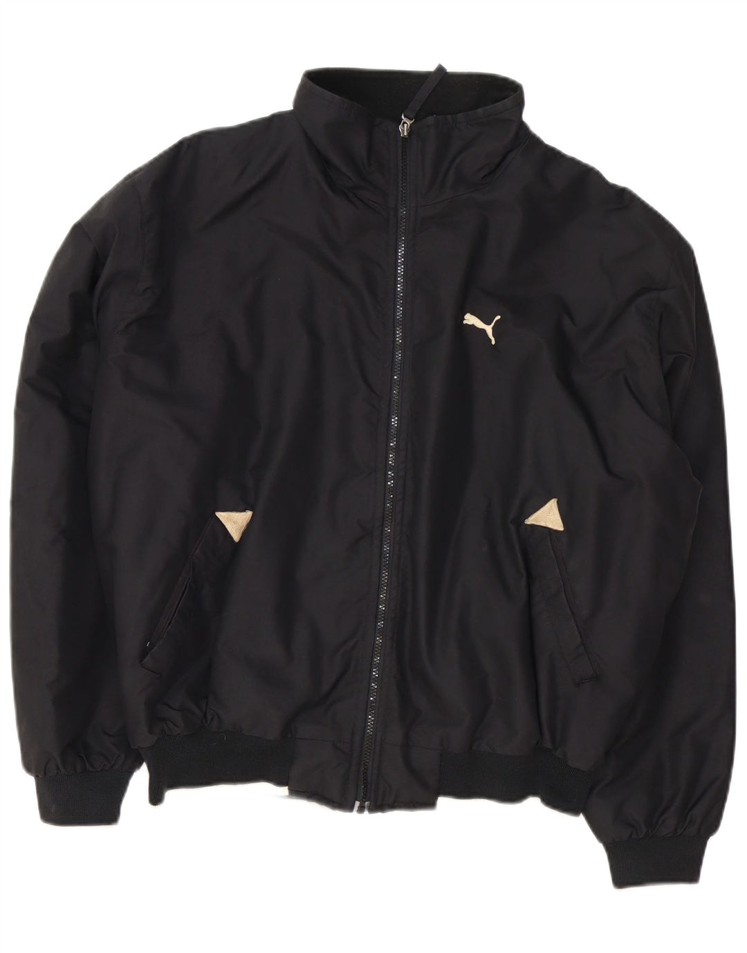 Puma Herre Loose Fit Bomber Jacket UK 38 Medium Black
