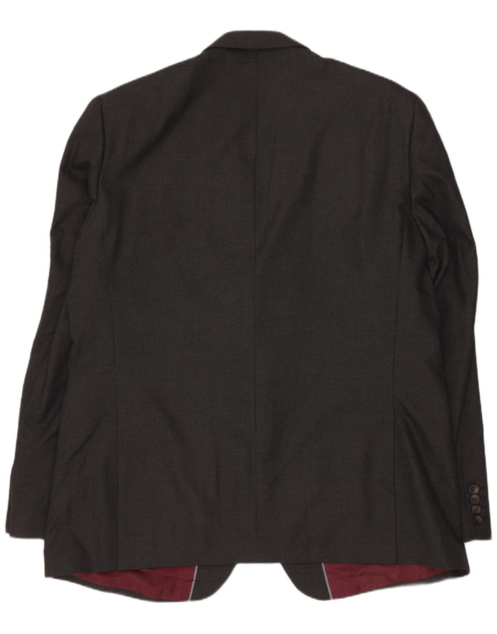Marks & Spencer Herre 2-knaps blazerjakke UK 46 XL Grå Polyester