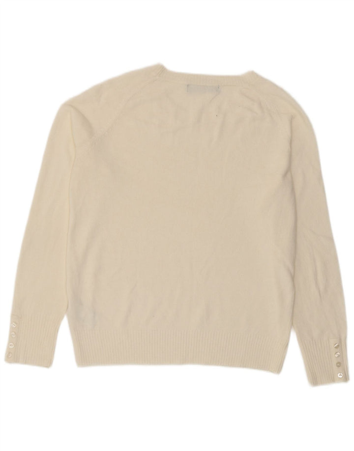 Marks & Spencer Dame sweater med rund hals DK 10 Small Off White