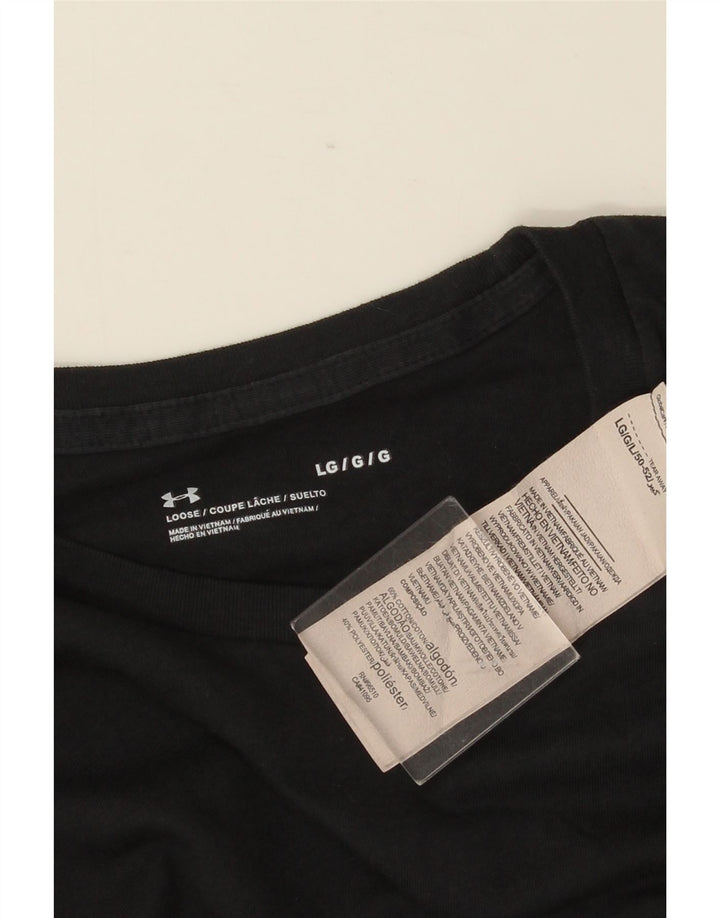 UNDER ARMOUR Herre T-Shirt Top Stor Grå Bomuld