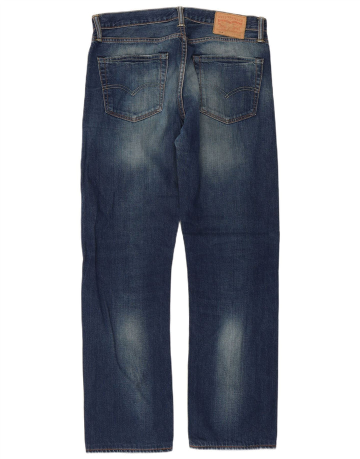 Levi's Herre 504 Straight Jeans W31 L34 Blå Bomuld