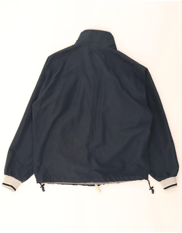 North Sails Herre Bomber Jacket UK 38 Medium Navy Blue Colourblock Cotton