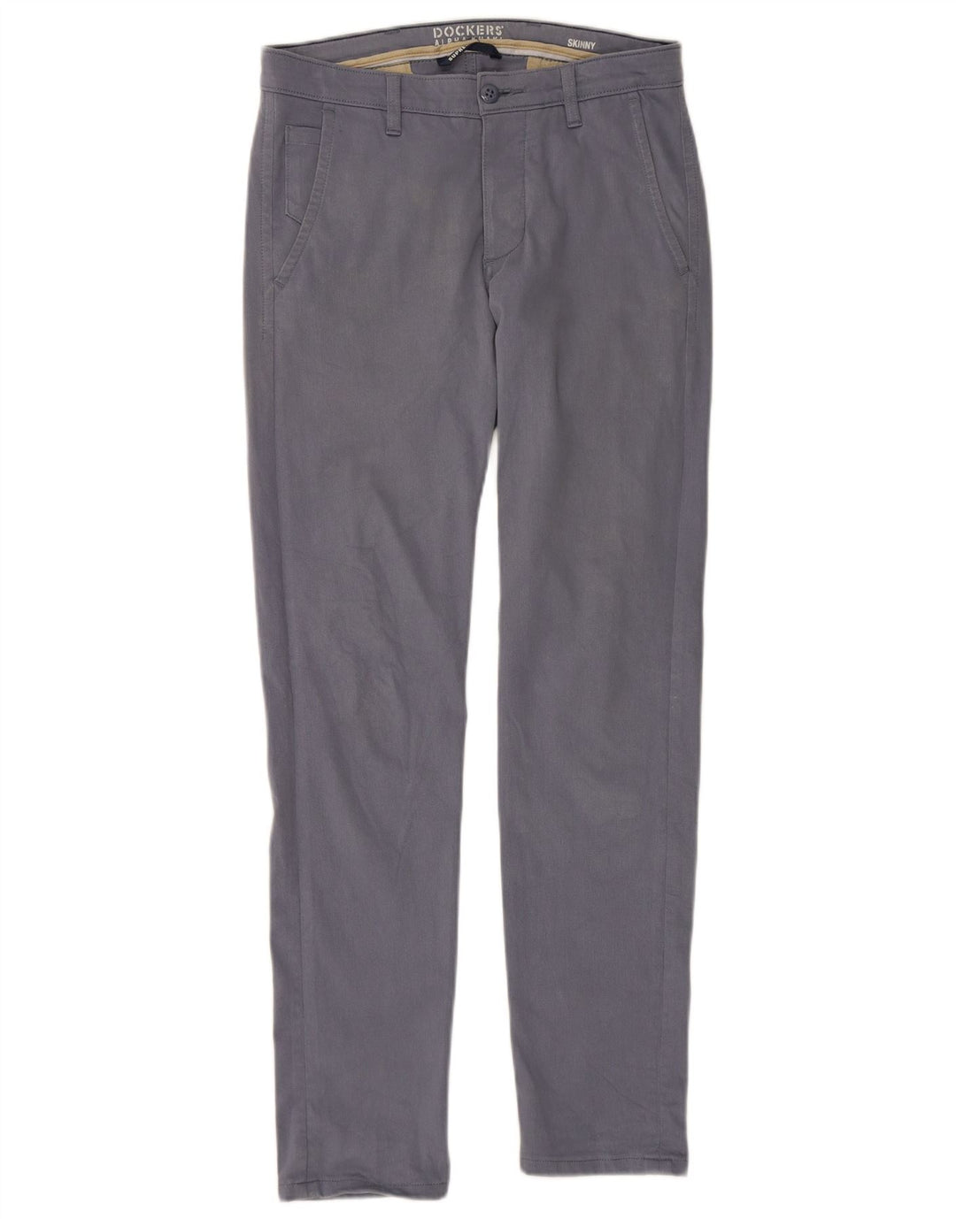 DOCKERS Skinny Chinobukser til mænd W29 L32 Blå bomuld