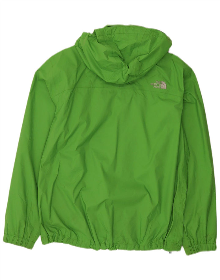 The North Face Regnjakke med hætte til mænd UK 36 Lille grøn nylon