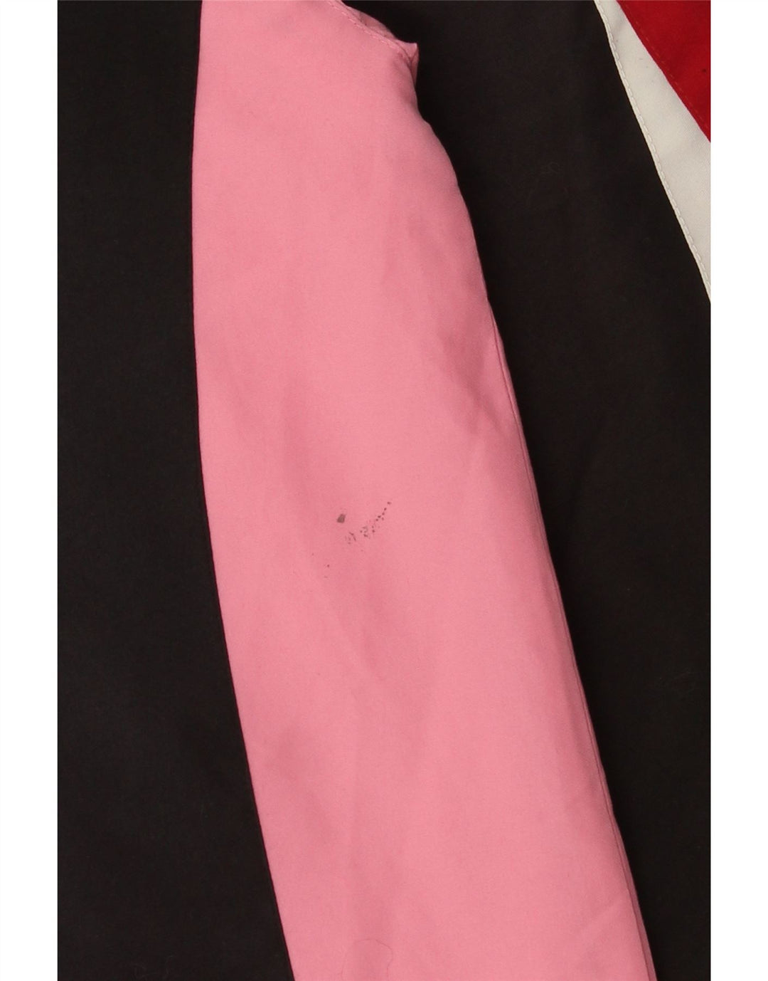 Vintage træningsdragt til mænd Top jakke Lille sort Colourblock Polyester