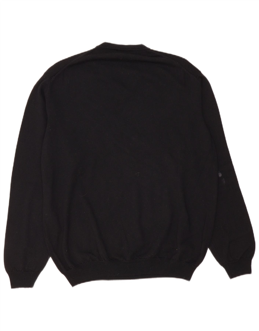 Trussardi Jeans Herre V-hals sweater XL Sort Uld