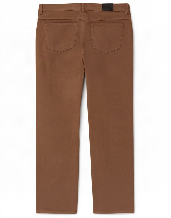 Marks & Spencer Straight Casual bukser til mænd W40 L31 Brun bomuld