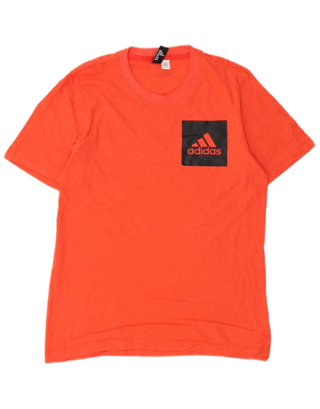 ADIDAS grafisk t-shirt til mænd, lille orange