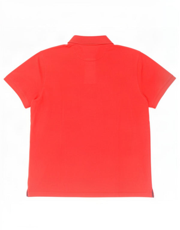 Timberland Herre Slim Fit Polo Shirt 2XL Rød Bomuld