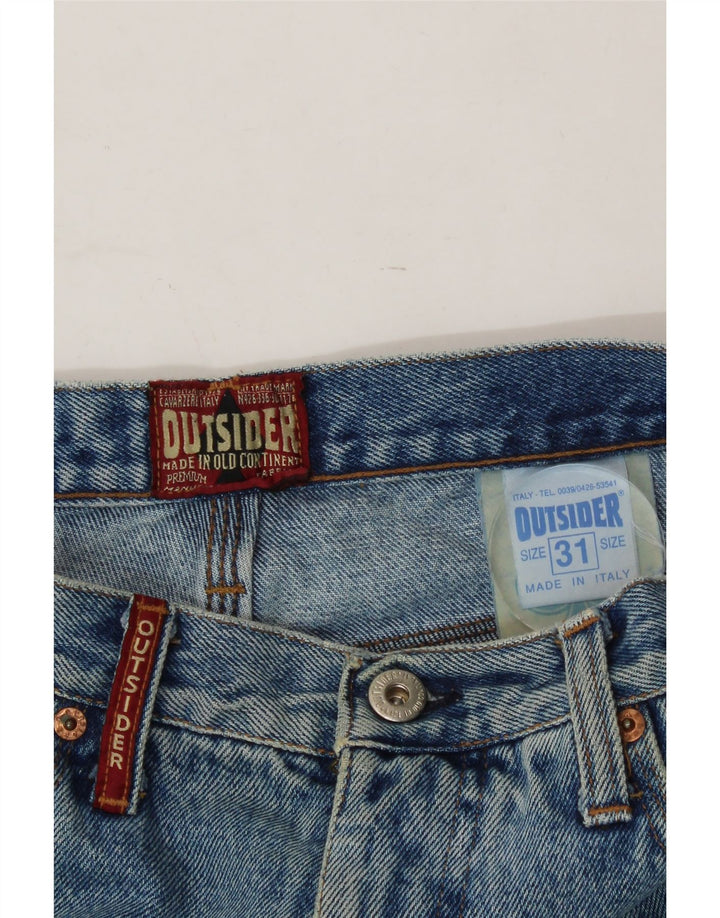 OUTSIDER Womens Tapered Jeans W31 L29 Blue Cotton Vintage Outsider and Second-Hand Outsider from Messina Hembry 