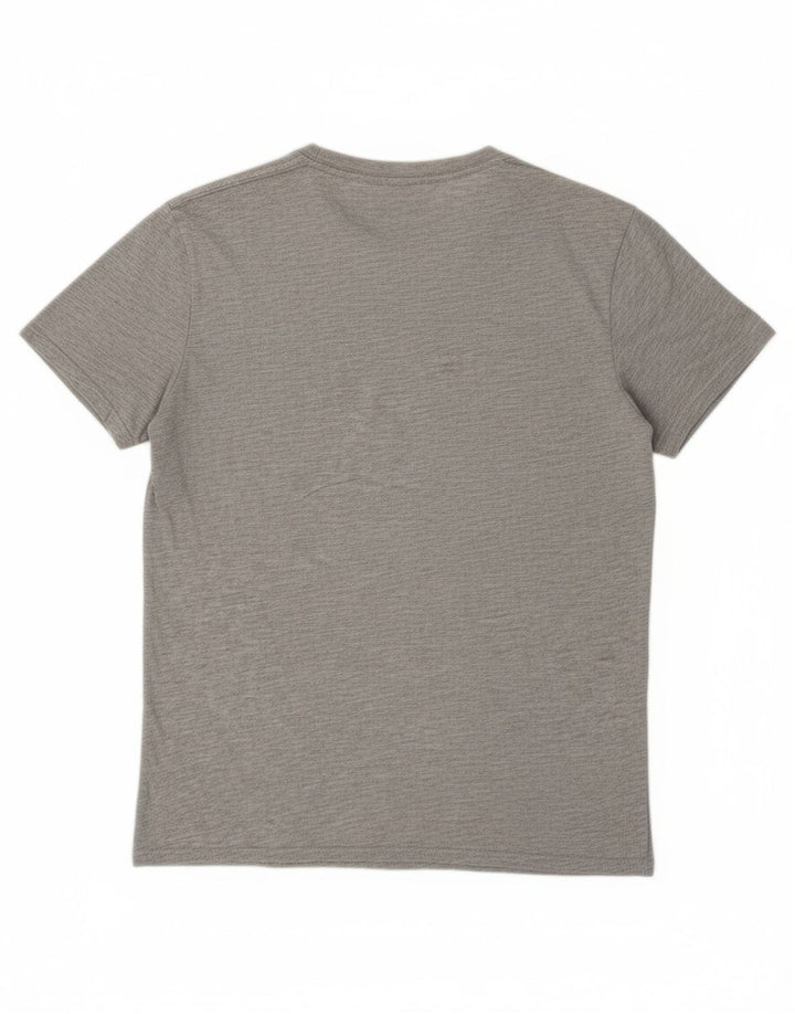 TOMMY HILFIGER Mens Brooklyn Graphic T-Shirt Top Medium Grey Polyester