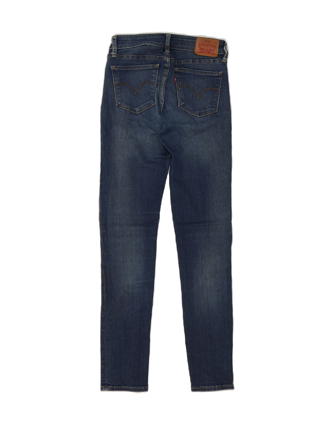LEVI'S Womens 711 Skinny Jeans W24 L32 Blue Cotton Vintage Levi's and Second-Hand Levi's from Messina Hembry 