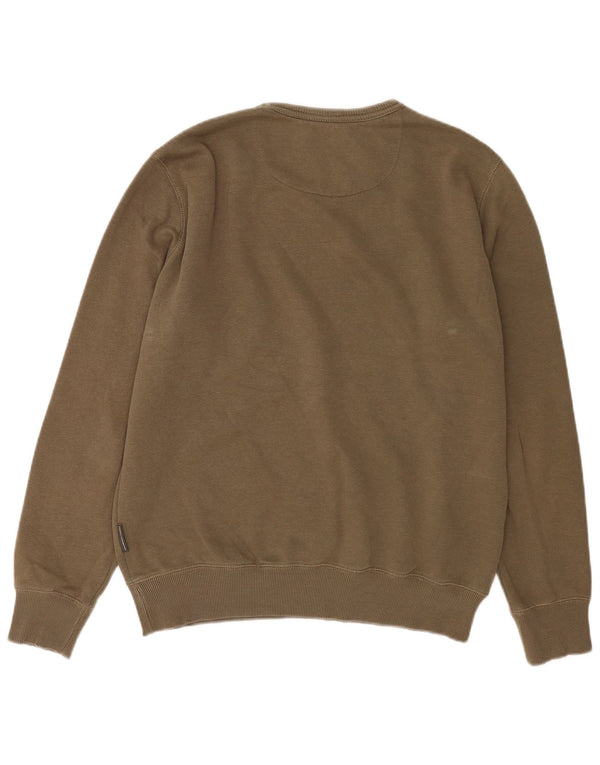 FRANSK FORBINDELSE Herre Sweatshirt Jumper XL Khaki Bomuld