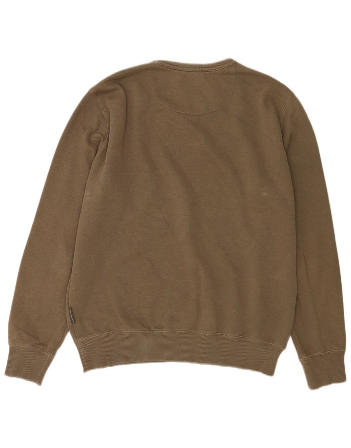 FRANSK FORBINDELSE Herre Sweatshirt Jumper XL Khaki Bomuld