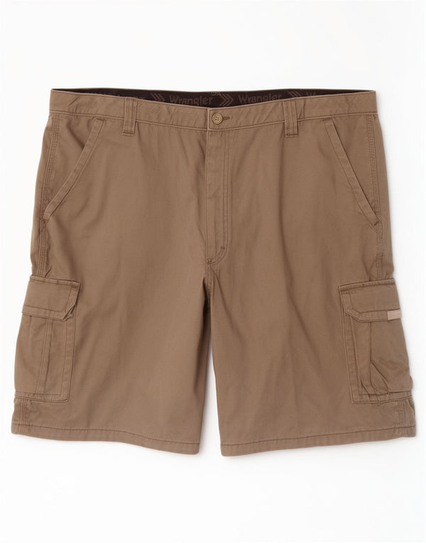 Wrangler Herre Cargo Shorts XL W42 Grå Bomuld