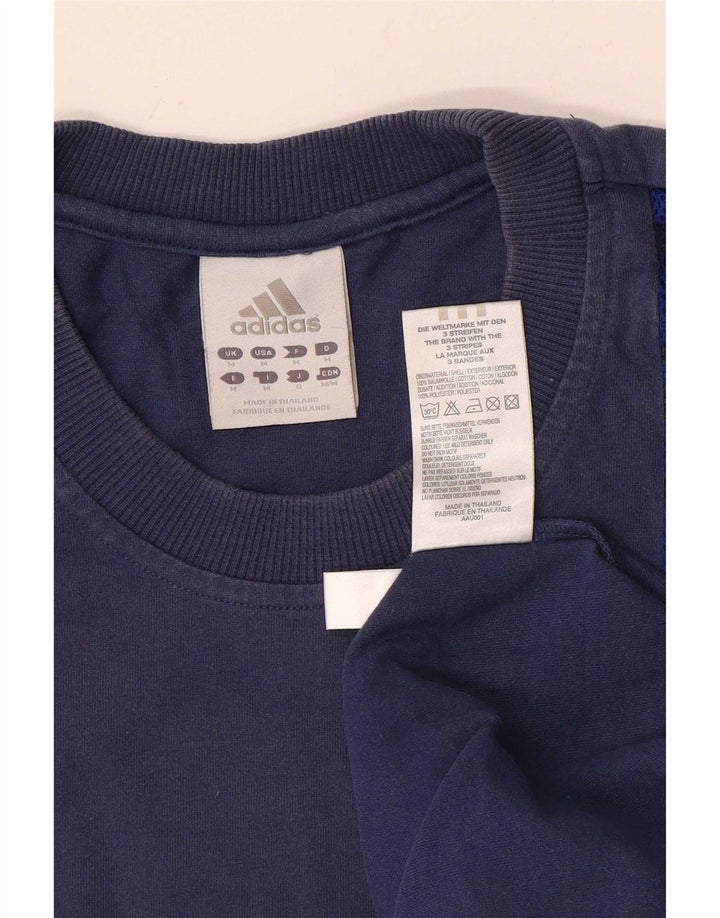 Adidas Herre Top Langærmet Medium Navyblå Bomuld
