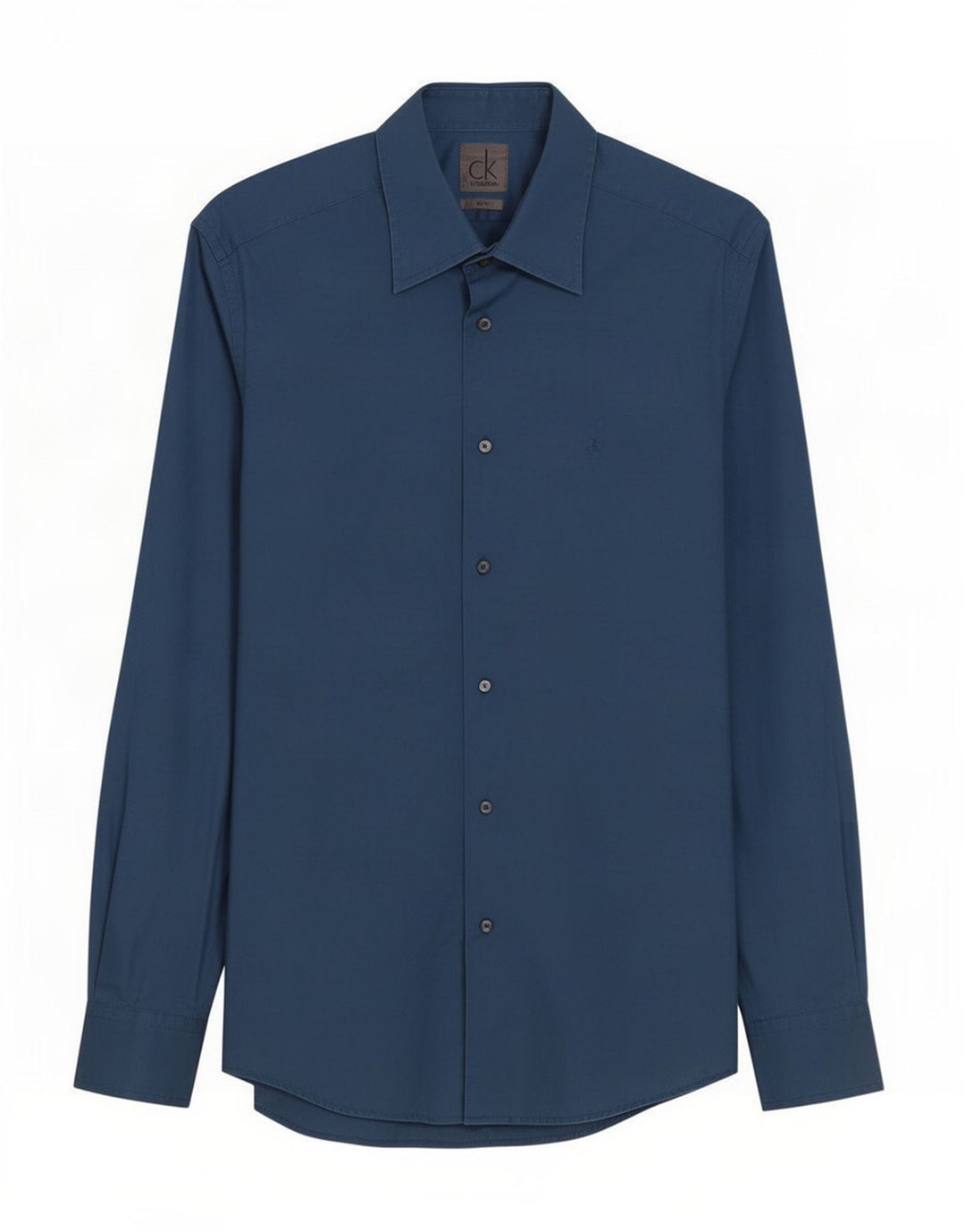 Calvin Klein Herre Slim Fit skjorte Medium Blue Bomuld