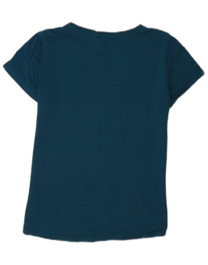 Puma Grafisk T-Shirt Top UK 12 Medium Blå