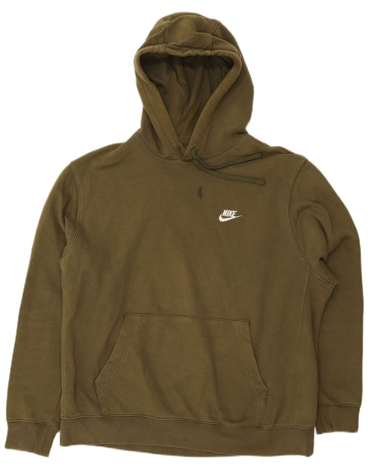 NIKE hættetrøje til mænd XL Khaki Bomuld