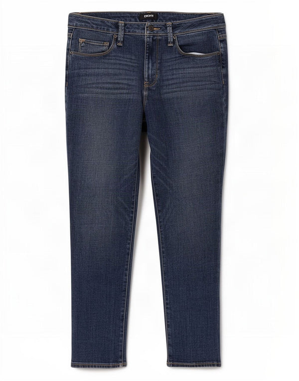 Dkny Dame Slim Jeans W30 L27 Blå Bomuld