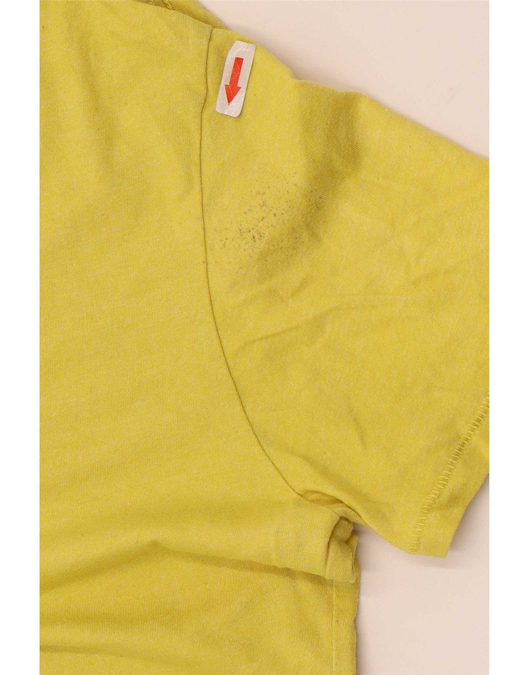 Tommy Hilfiger Herre T-Shirt Top Medium Gul Bomuld