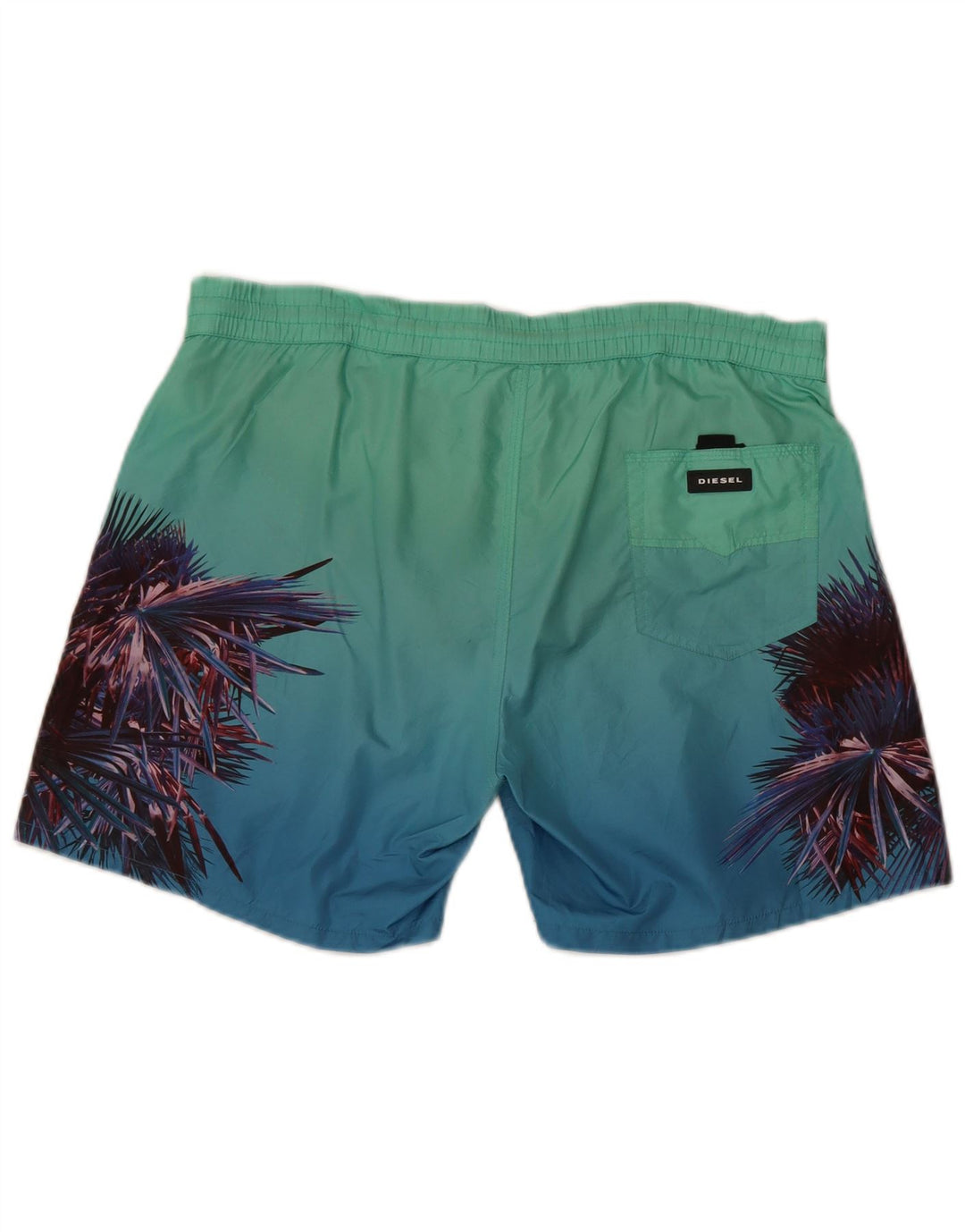 Diesel Herre almindelige badeshorts Medium Blue Floral Beach