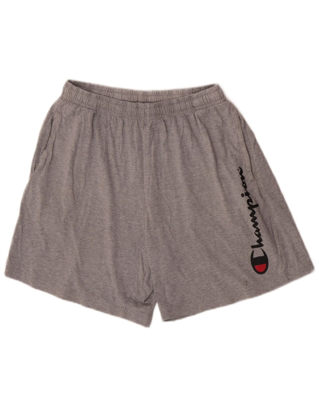 Champion Herre grafiske almindelige sportsshorts Små grå bomuld