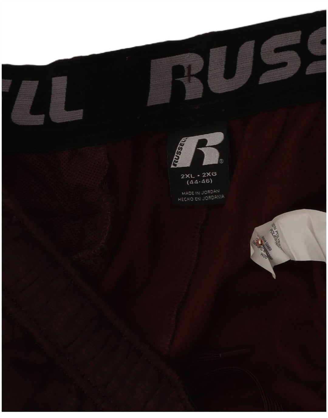RUSSELL ATHLETIC Træningsdragt bukser til mænd 2XL rødbrun polyester