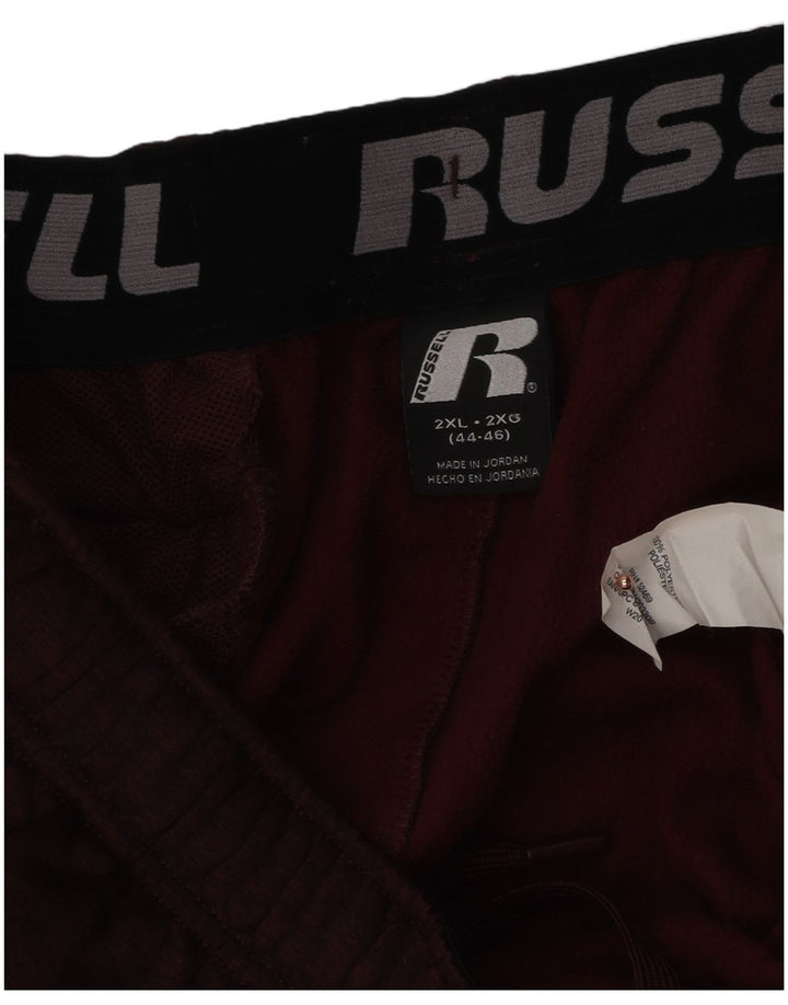 RUSSELL ATHLETIC Træningsdragt bukser til mænd 2XL rødbrun polyester