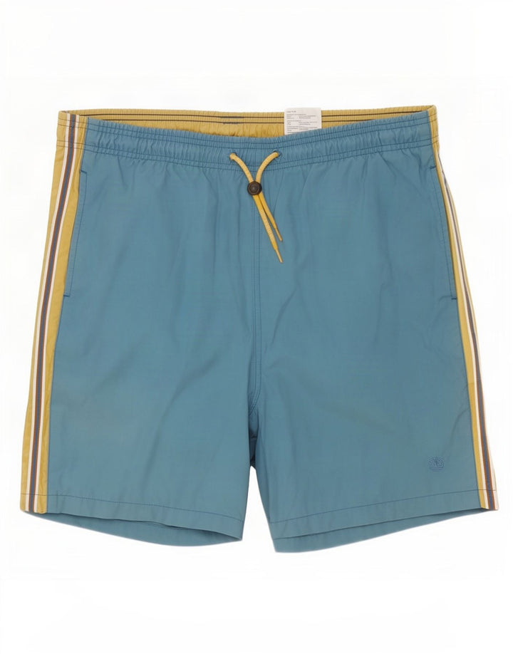 Timberland Badeshorts til mænd Small Blue Colourblock Polyester