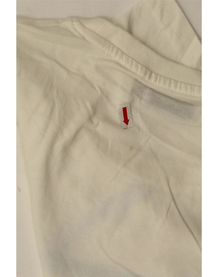 JACK & JONES Herre T-shirt Top Stor hvid stribet bomuld