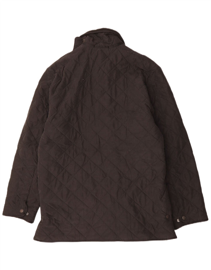 BARBOUR Herre quiltet jakke UK 40 Large Black