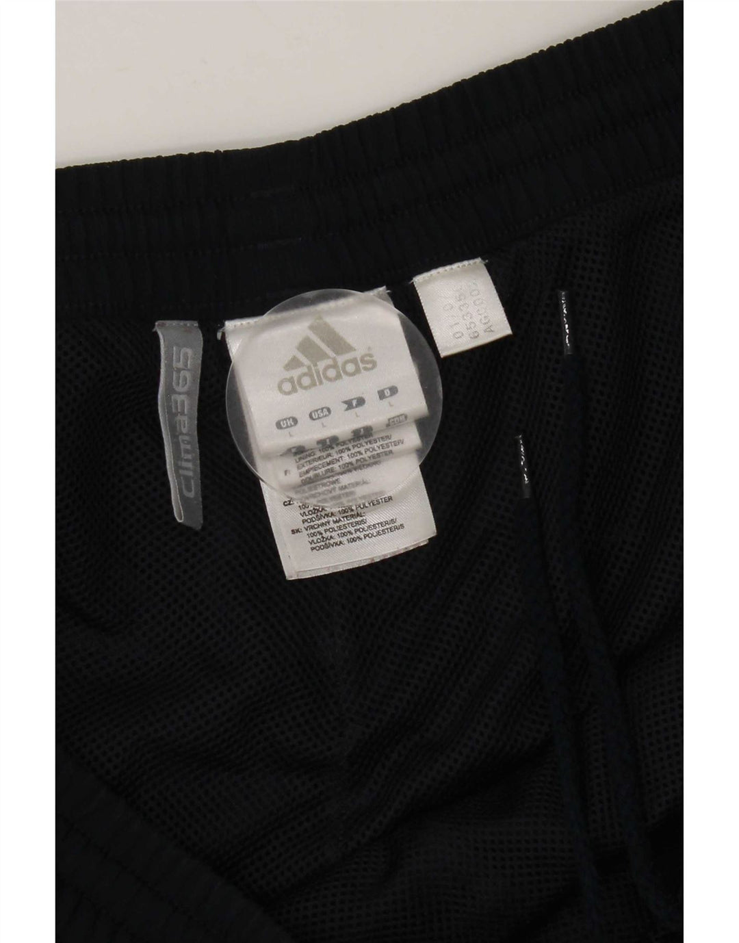 Adidas Herre Climalite Sportshorts Large Navy Blue Colourblock Polyester