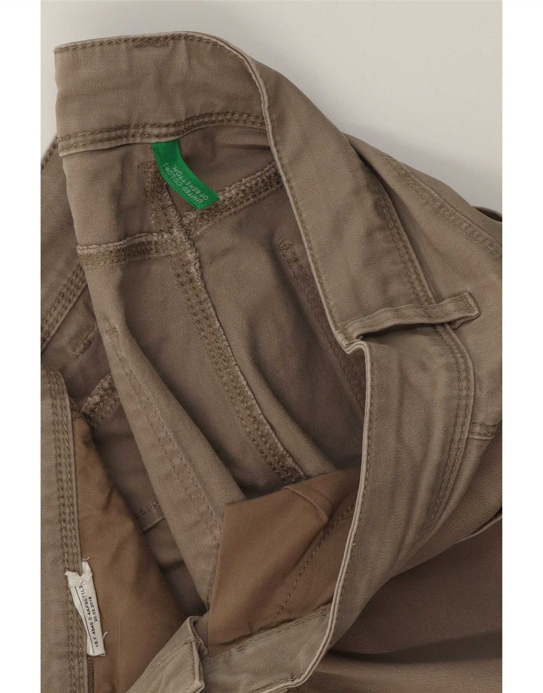 Benetton Dame Slim Casual Bukser W30 L30 Beige