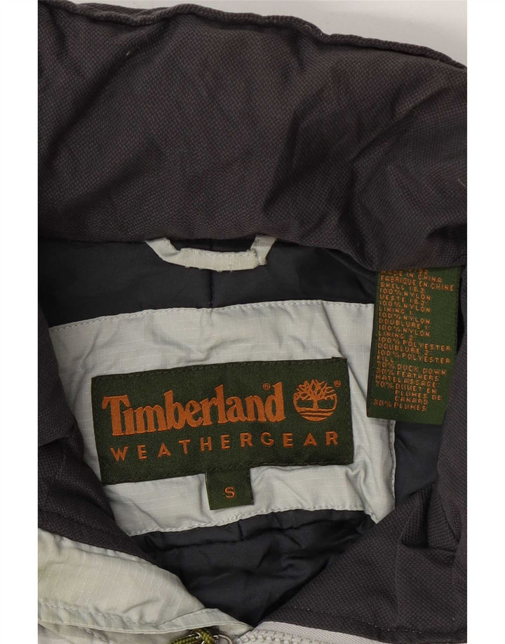 Timberland Polstret Herrejakke UK 36 Small Grey Colourblock Nylon