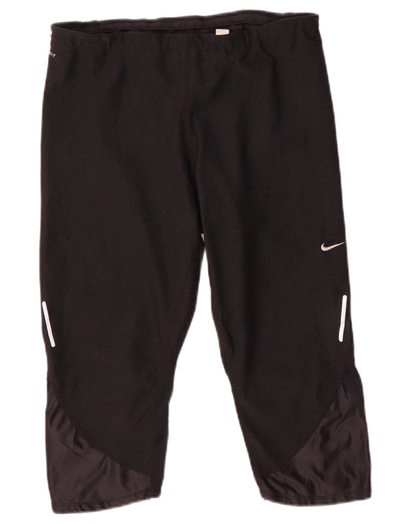Nike Dame Dri Fit Capri Leggings UK 16 Large Sort