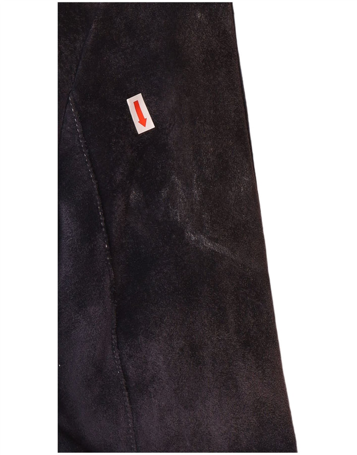 BIBA Dame Ruskindsjakke UK 16 Large Navy Blue