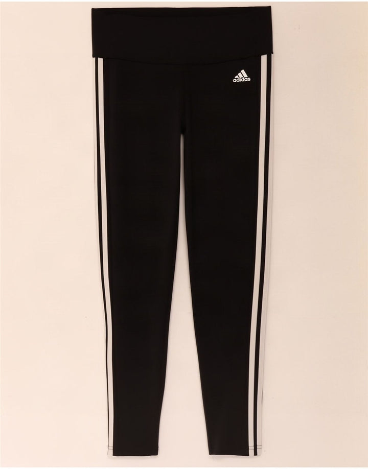 Adidas Aeroready Leggings til kvinder UK 12/14 Medium Black Polyester