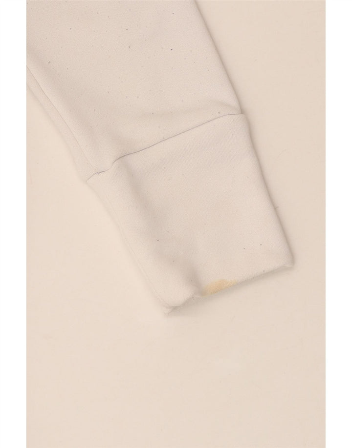 Adidas træningsdragt topjakke til kvinder UK 12 Medium White Polyester