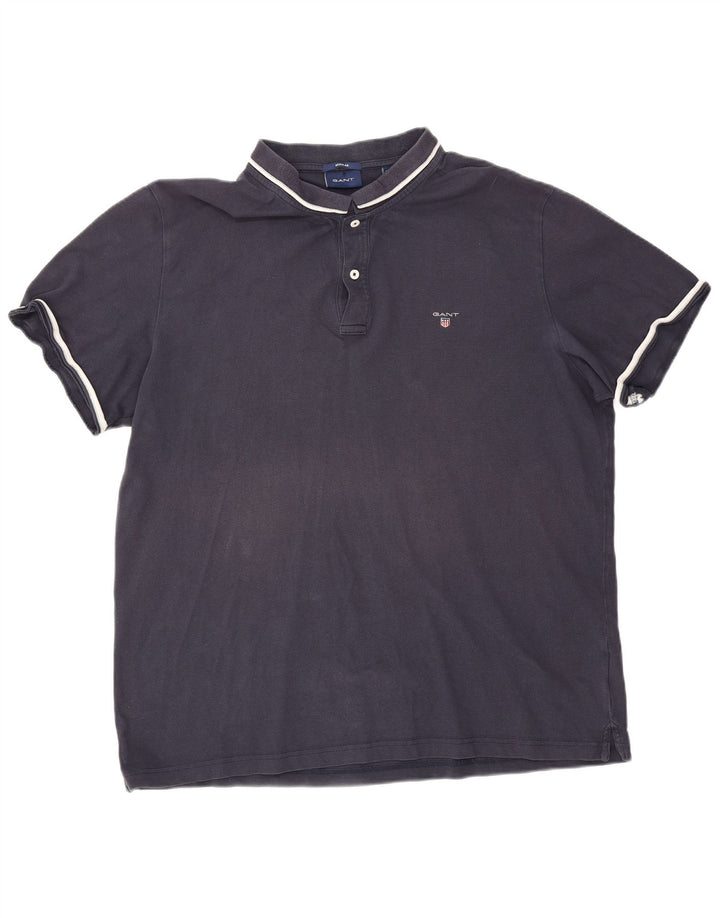 Gant Regular Polo Shirt 3XL Marineblå Bomuld