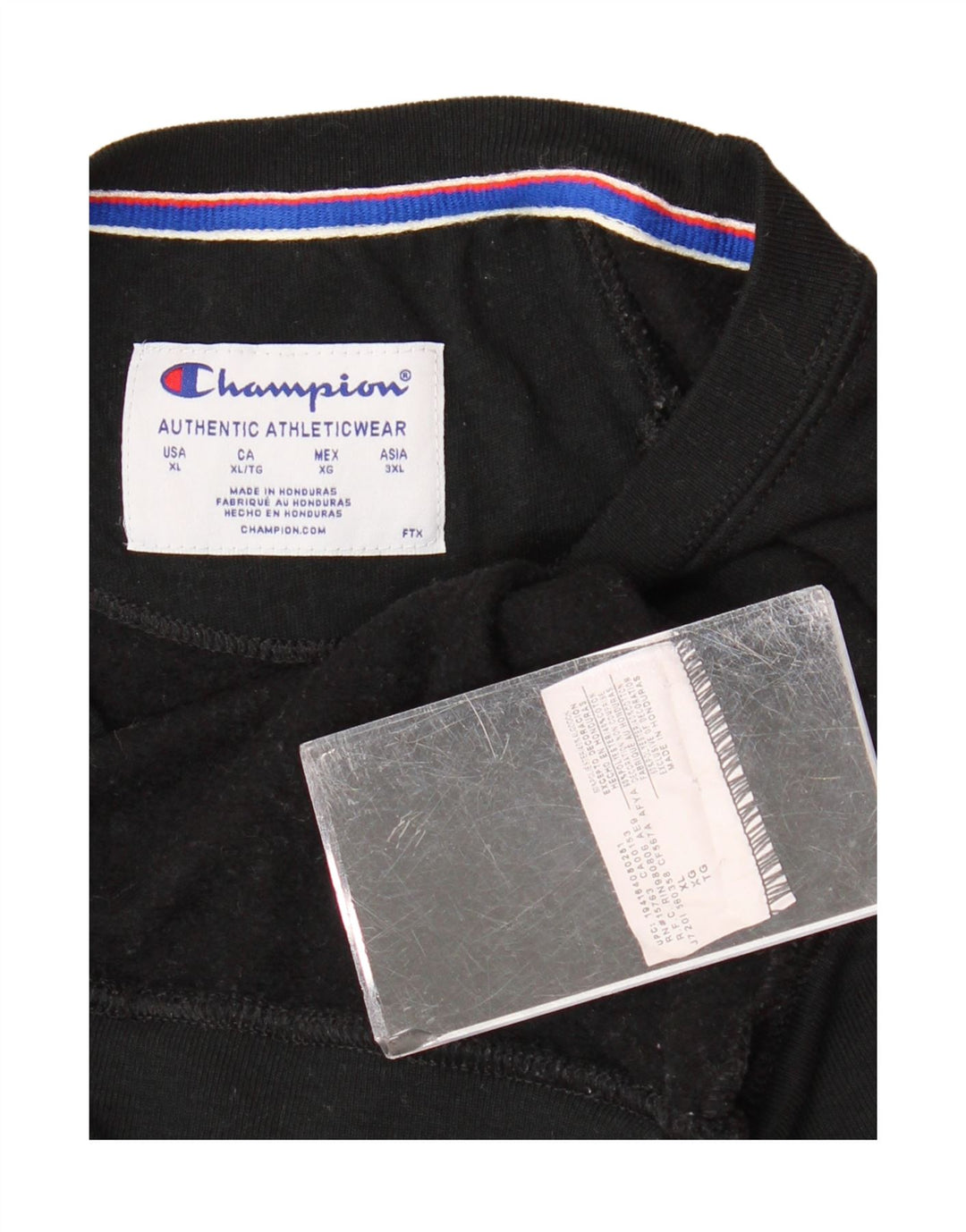 CHAMPION Graphic Sweatshirt Jumper UK 18 XL sort polyester