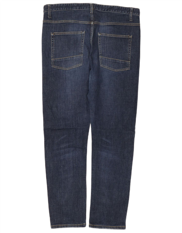 Benetton Dame Slim Jeans W34 L28 Blå