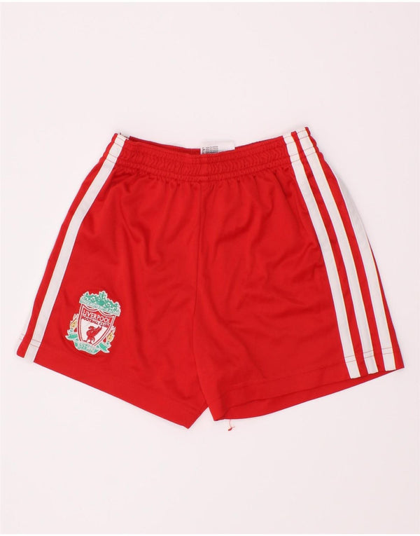 Adidas drenge Liverpool grafiske sportsshorts 3-4 år rød polyester